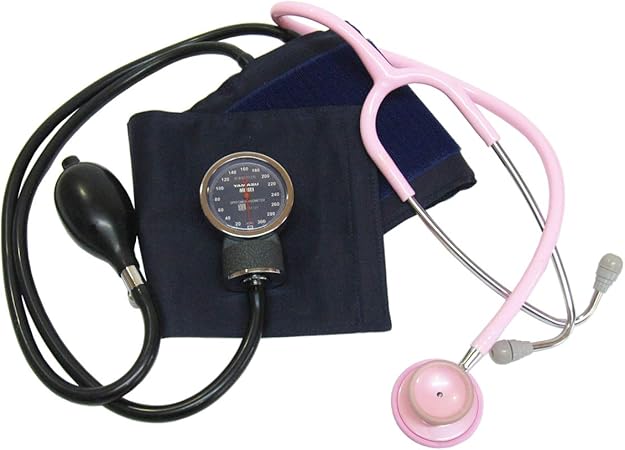 Amazon Co Jp ケンツメディコ ナースセット アネロイド 血圧計 No 500 聴診器 126ii 刻印対応 ポーチ付 看護師用 セット ピンク ドラッグストア