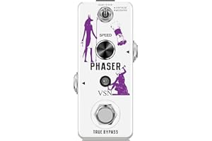 VSN Phaser Guitar Effect Pedal Analog Phase Effect Pedal Vintage Phase Effect For Electric Guitar Vintage Modern 2 Modes Guit