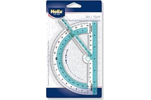MAPED Helix - Swing Arm Protractor - 180 Degree Rotation