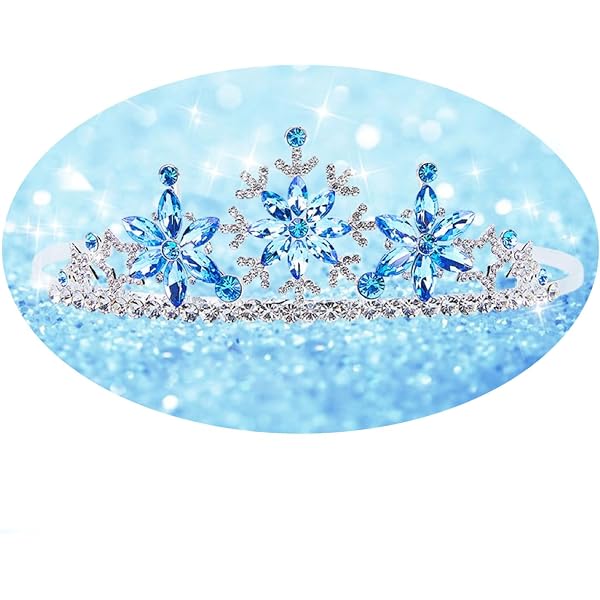 Beaupretty Kristall-Schneeflocken Haarreif Für Kinder – Silber, Mit Strass, Für Weihnachtsfeiern & Kostümpartys