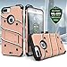 ZIZO Bolt Series iPhone 8 Plus Case Military Grade Drop Tested Tempered Glass Screen Protector Holster iPhone 7 Plus case Rose Gold