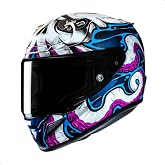 HJC RPHA 12N Kraken Motorcycle Helmet with HJ-42 Pinlock Visor, DOT Approved (MC28, Large)