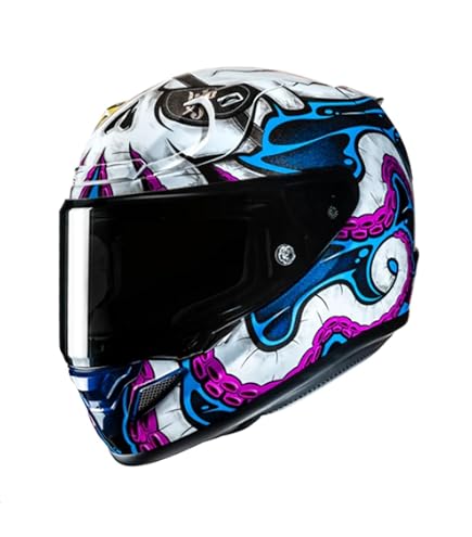 Amazon.com: HJC RPHA 12N Kraken Motorcycle Helmet with HJ-42