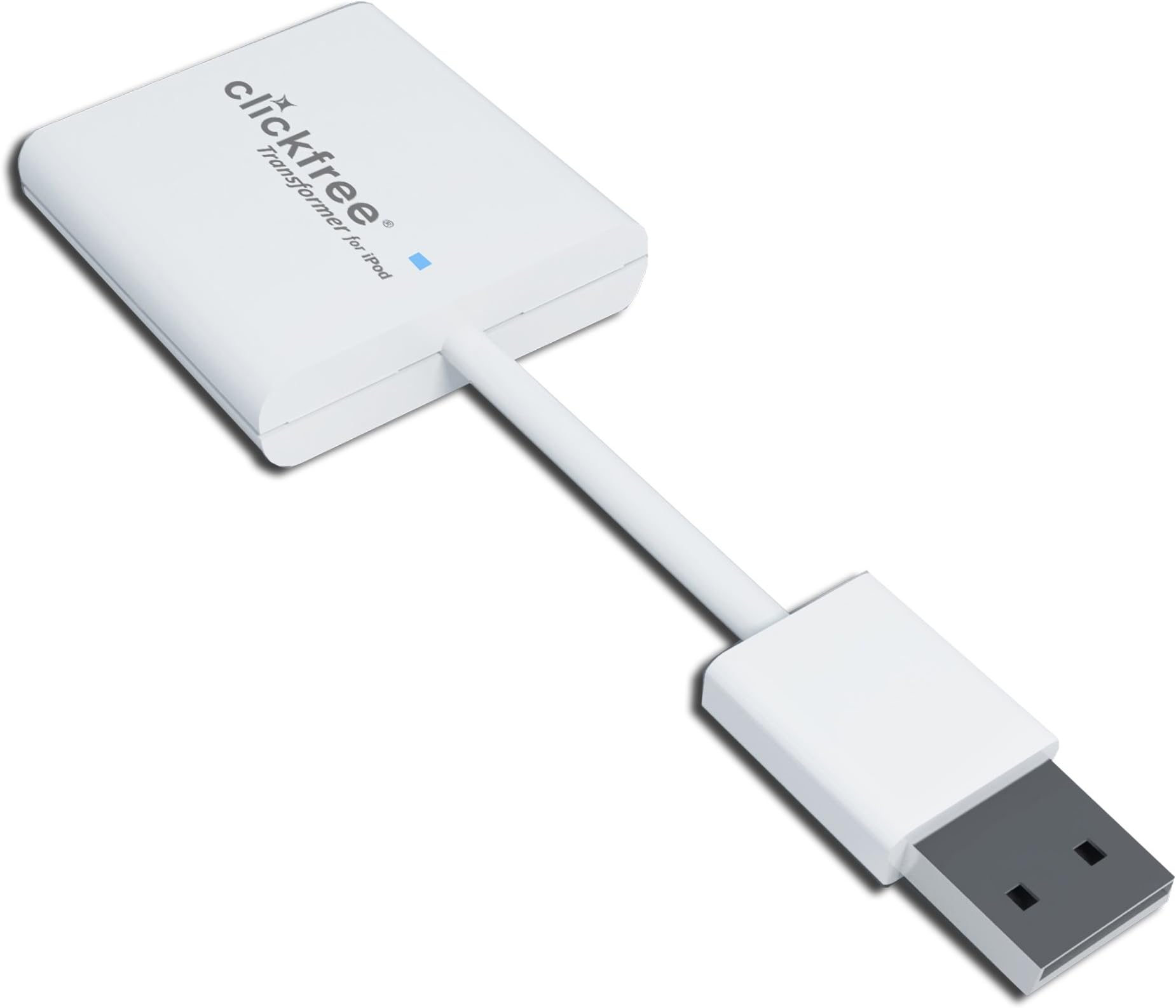 Clickfree Automatic Backup iPod and iPhone Transformer USB 2.0 T402 (White)