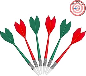 Kyerivs Safety Dart Board Set with Soft Tip Darts for Kid Board Games and Leisure Sport for Office 16.5 Inch