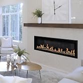 Modern Flames Orion Slim V2 52" Heliovision Virtual Smart LCD Linear Recessed Electric Fireplace