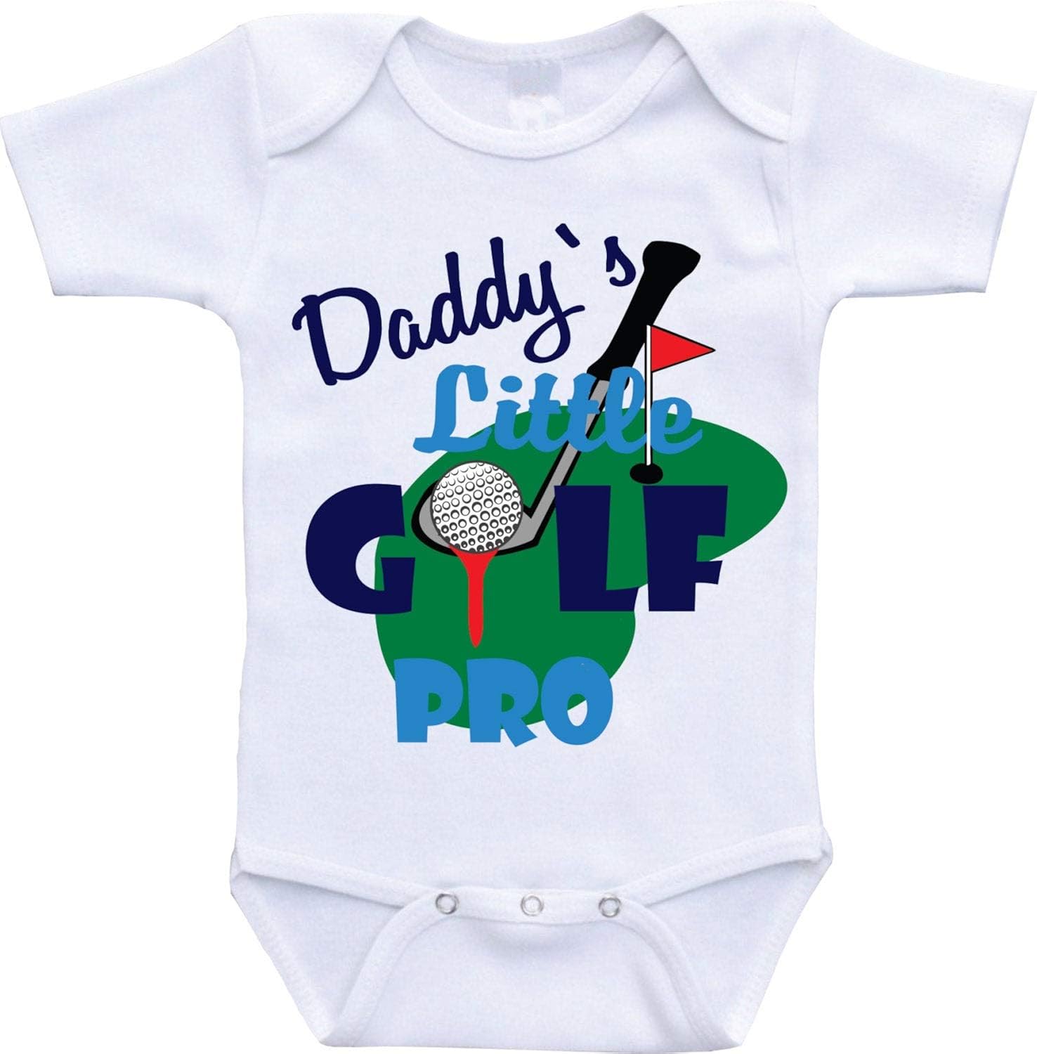 Promini Funny Baby Onesie Daddy's Little Golf Pro Baby Bodysuit Cute