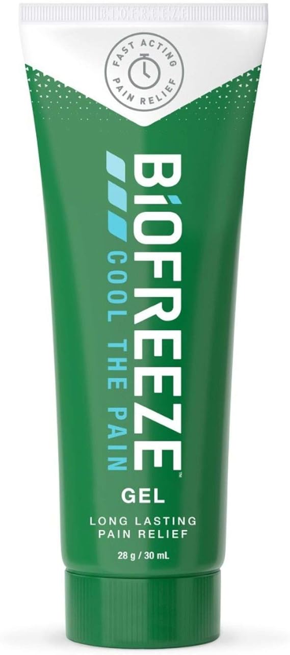 Biofreeze Pain Relieving Gel, 30ml Tube, Cooling Topical Analgesic, On