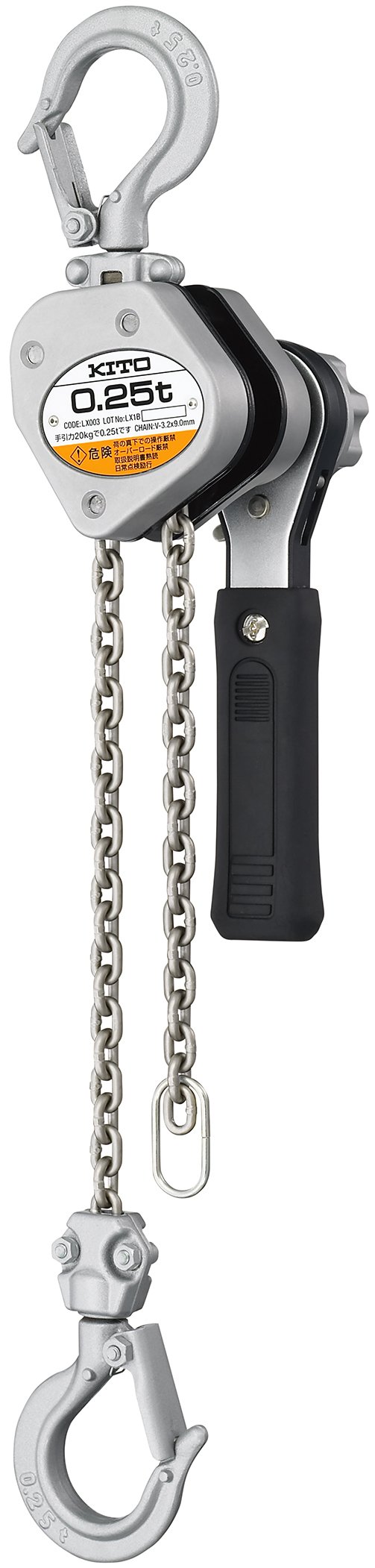 キトー レバーブロックLX形 250kg x 1.0m LX003商品画像