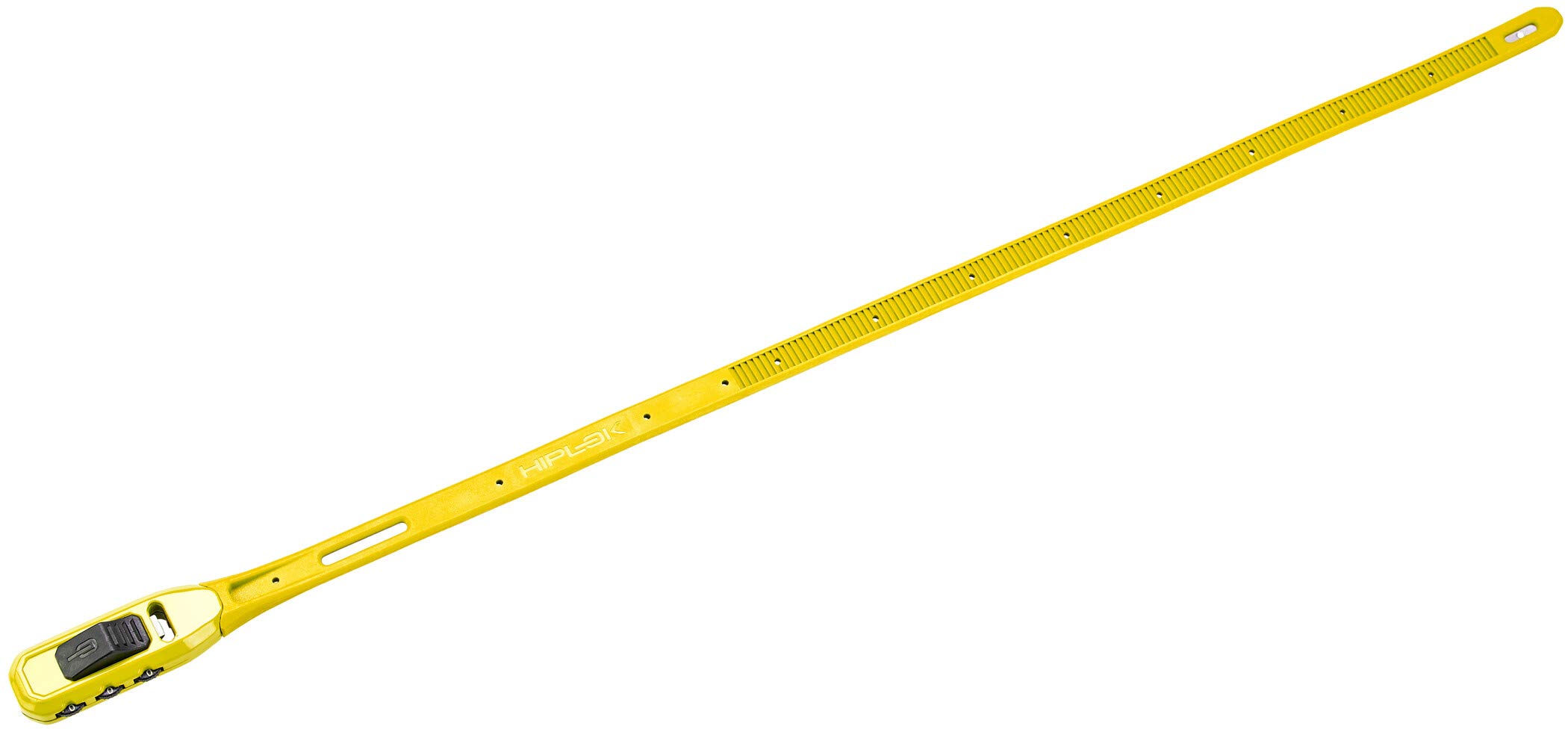 Hiplok Z LOK Combo Bike Lock - Yellow. 3 Digit Combination Bicycle Lock/Helmet Lock/Accessory Lock. Lightweight, Steel Core. 43cm x 1.5cm x 1cm