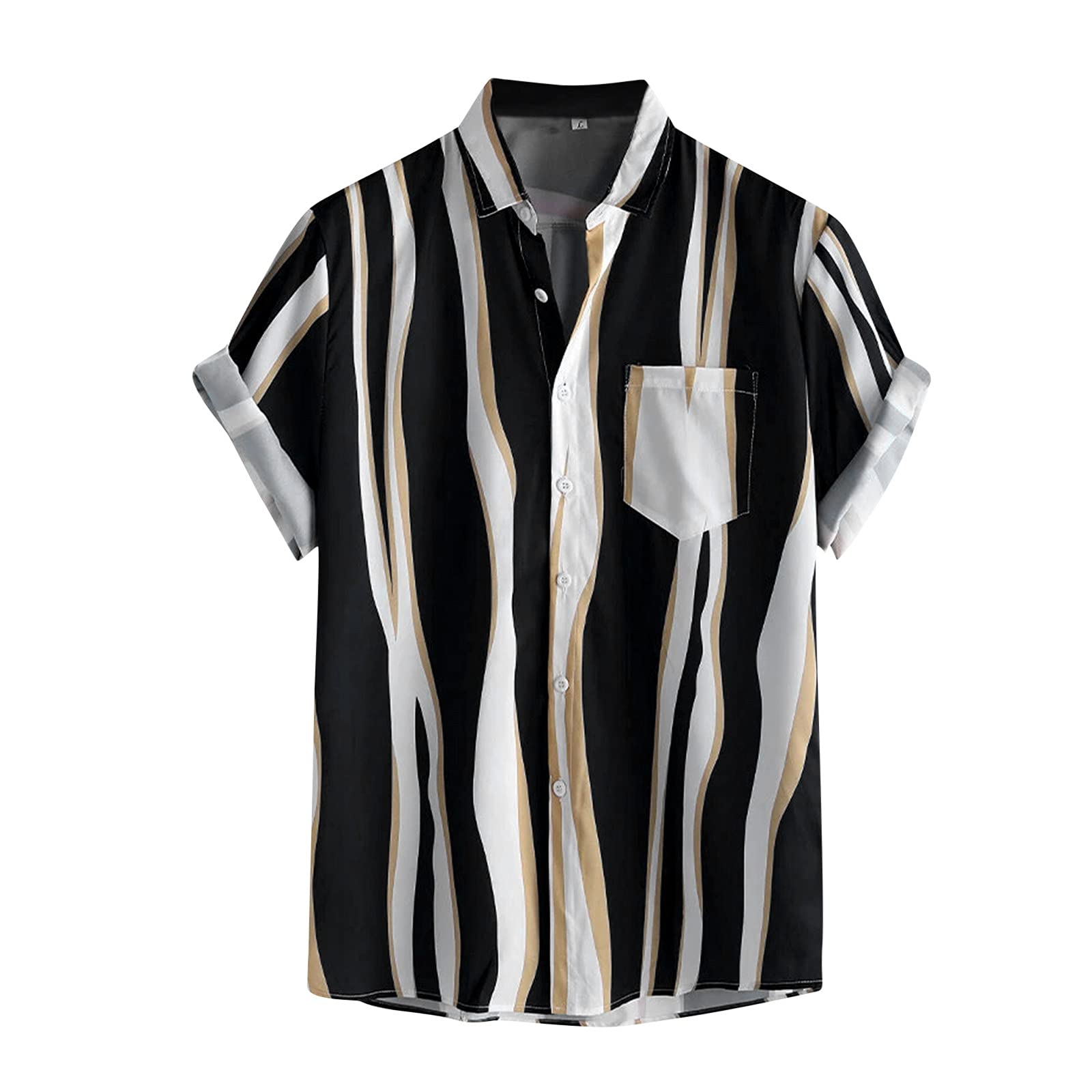 Welding Shirts for Men Mens Hawaiian Shirts Button