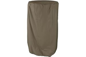 Sunnydaze Khaki Outdoor Water Fountain Cover, 38 Inch Diameter, 70 Inch Tall