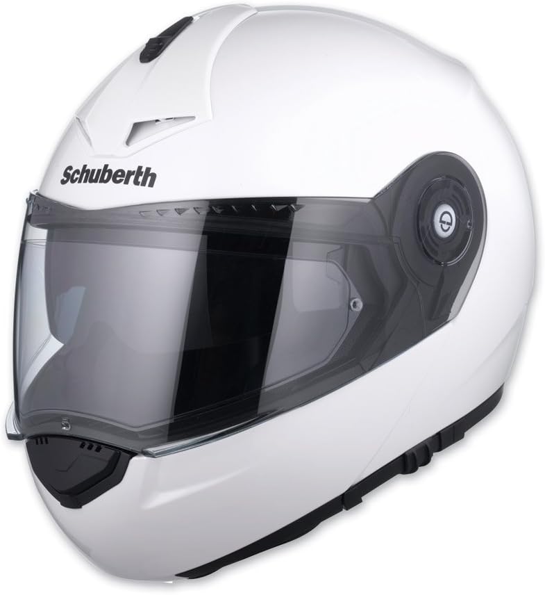 Schuberth C3 Pro Gloss White Modular Helmet, M