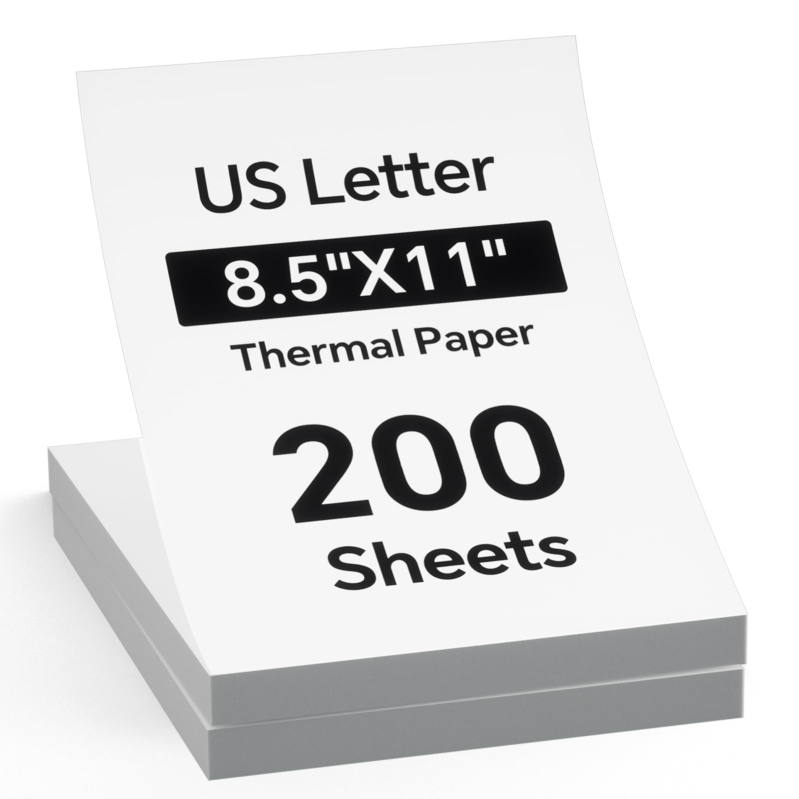 Photo 1 of PRT M08F MT610 Thermal Paper 8.5 X 11 200 Sheets Compatible With Jaden,G1oyang, iDPRT HPRT PRT MT610 Pro, for M08F-Letter, M832, M834, A285M, Paper Fit for Most Letter Thermal Portable Printer