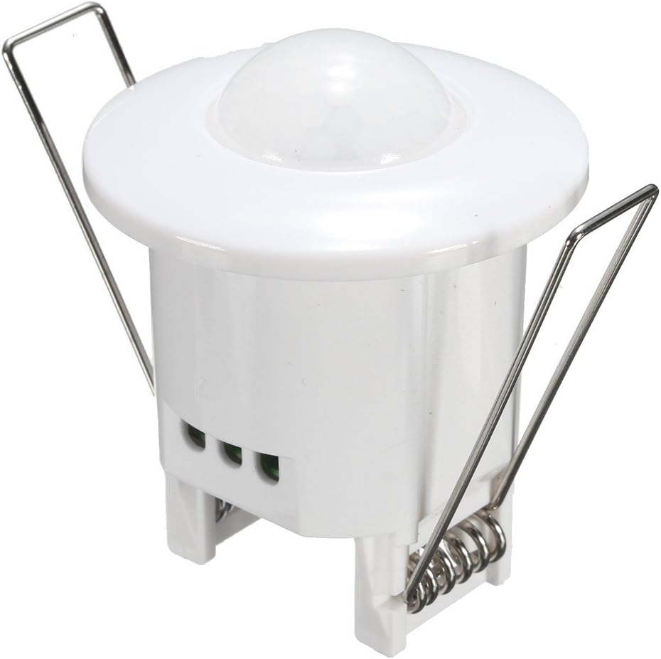 XNEMON AC 220V-240V Mini Adjustable 360 Degree Recessed Ceiling PIR Infrared Body Motion Sensor Detector Lamp Light Switch 50Hz 800W