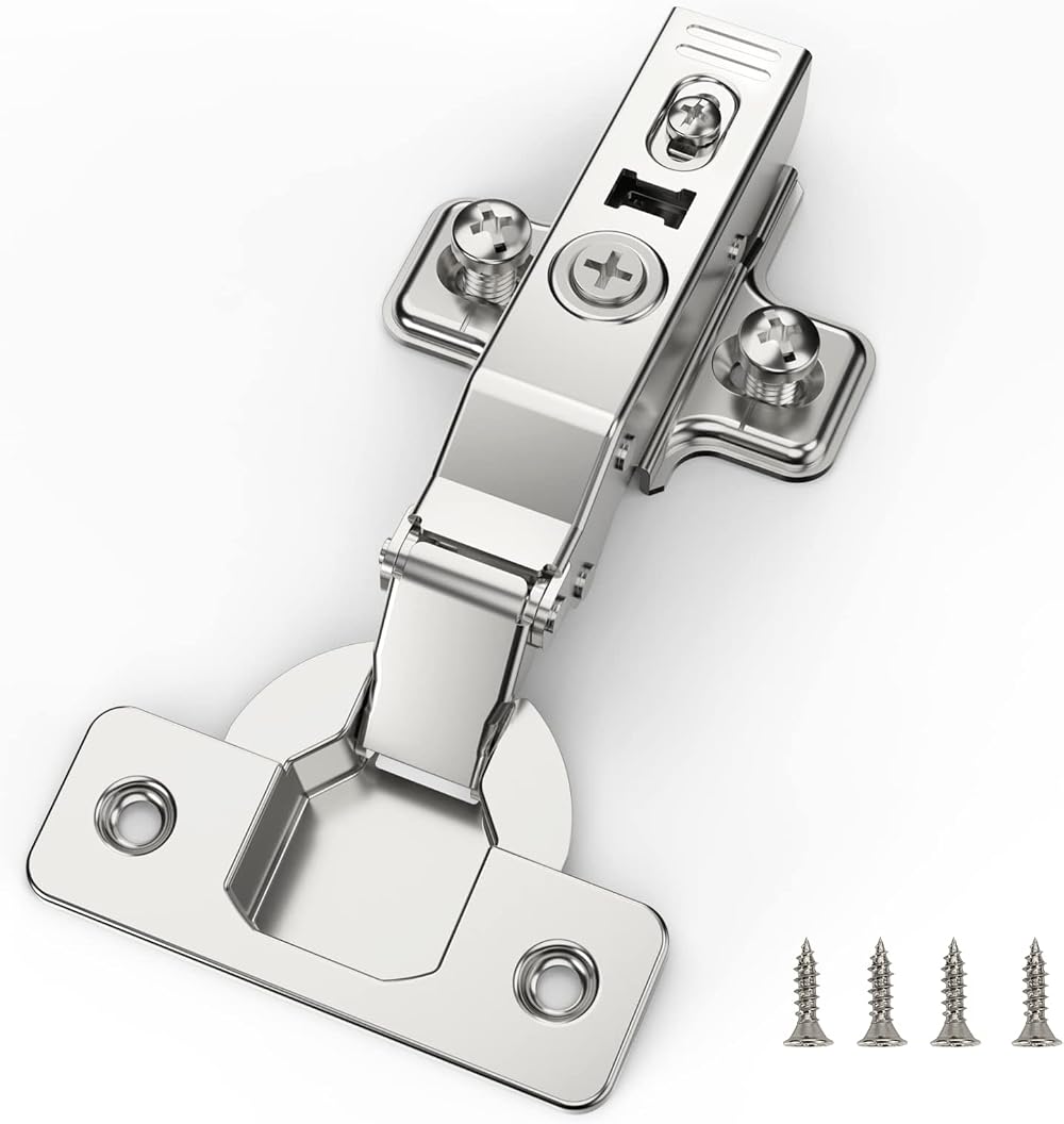 Furniware 2 Pcs Soft Close Cabinet Hinge 110° 35mm Concealed Kitchen Hinge