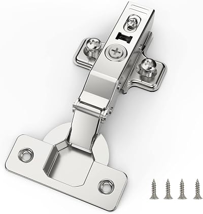 Furniware 10 pcs Soft Close Cabinet Hinge 110 Degree 35mm Concealed Hinges