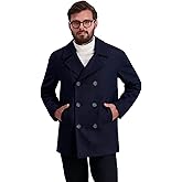 Nautica Men's Classic Double Breasted Peacoat