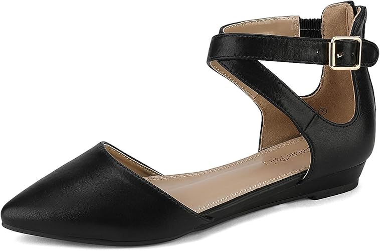ballet pumps with ankle strap
