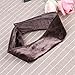 PIXNOR Silk Wig Grip Band Adjustable Head Hair Band, Pack of 2 (Brown and Black)