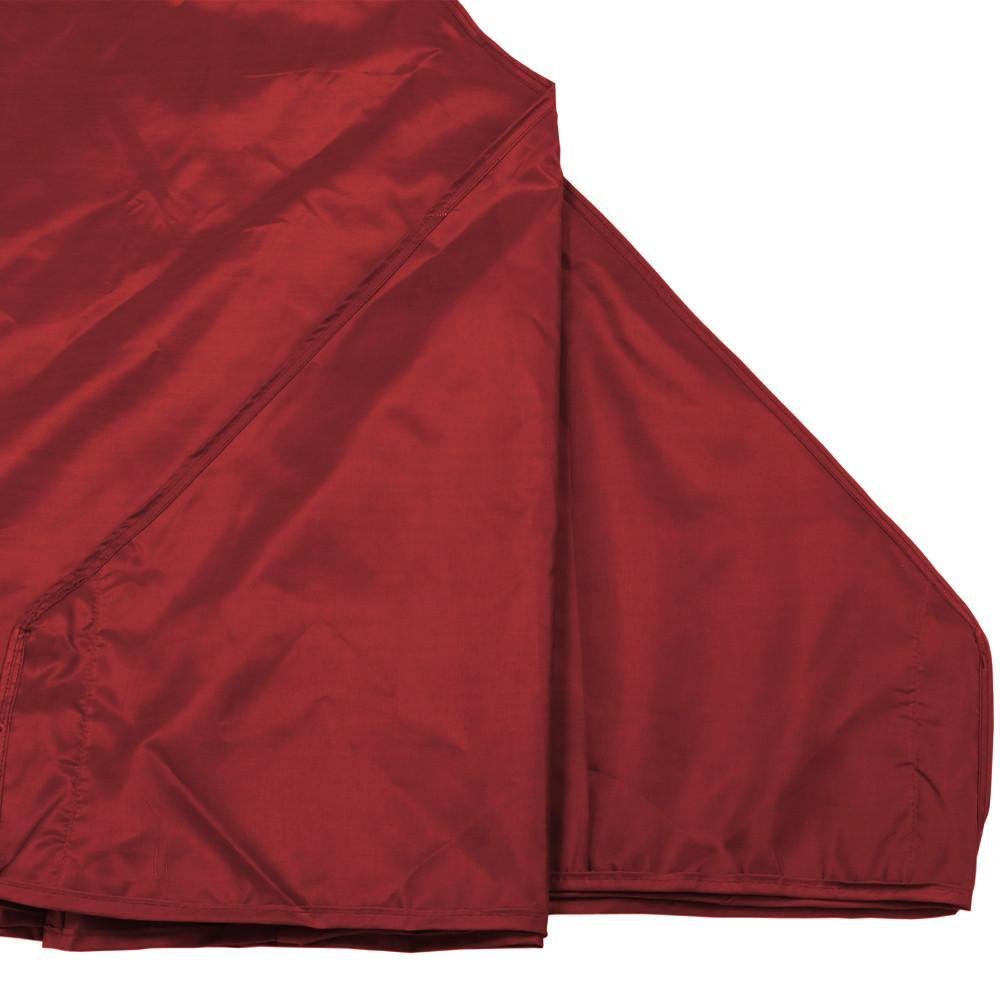 Popamazing 3x3m Garden Gazebo Top Cover Roof Replacement Sun Proof Tent Canopy Pavilion Roof Wine Red