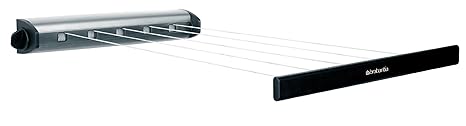 Brabantia Wäscheleine ausziehbar, aus Edelstahl