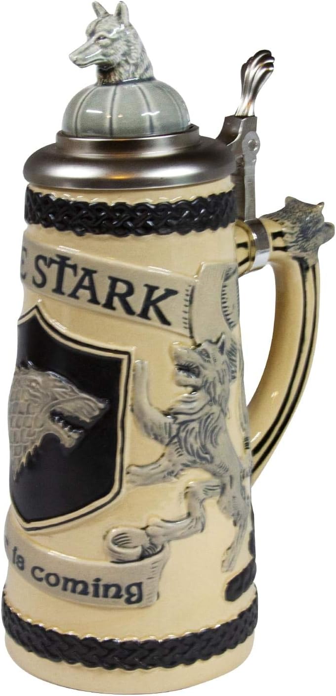 SD toys Casa Stark Ceramic Jug Relieve Game of Thrones, Multicolour (SDTHBO20749), Multicoloured, Standard