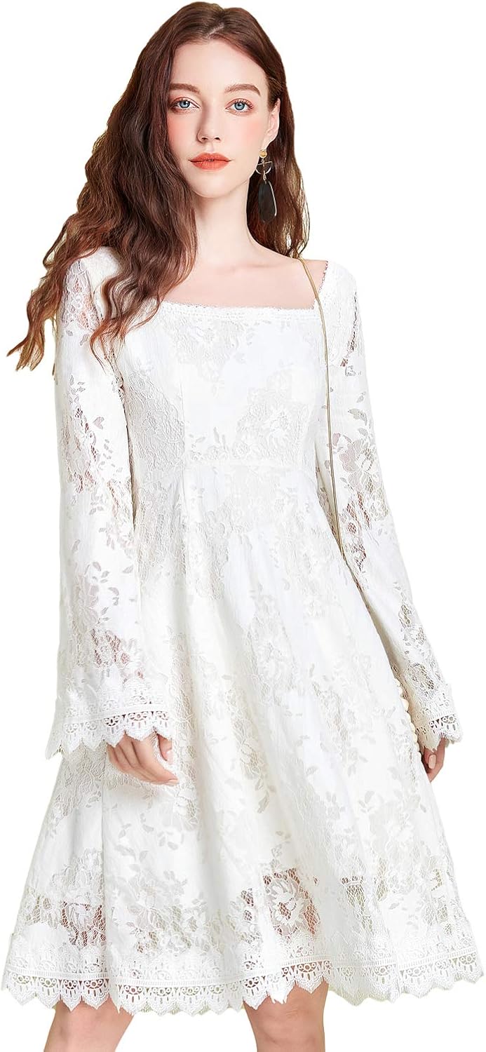 white midi cocktail dress