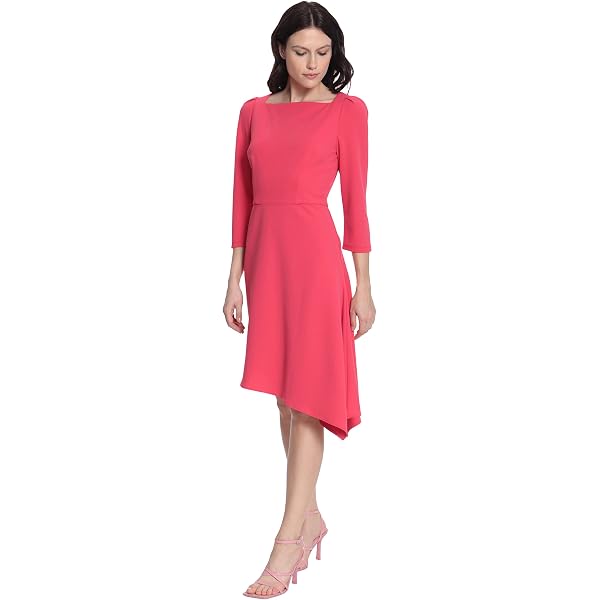 Vince Camuto Womens Tie Neck Short Halter Dress Pink 2 at Amazon Women's  Clothing store