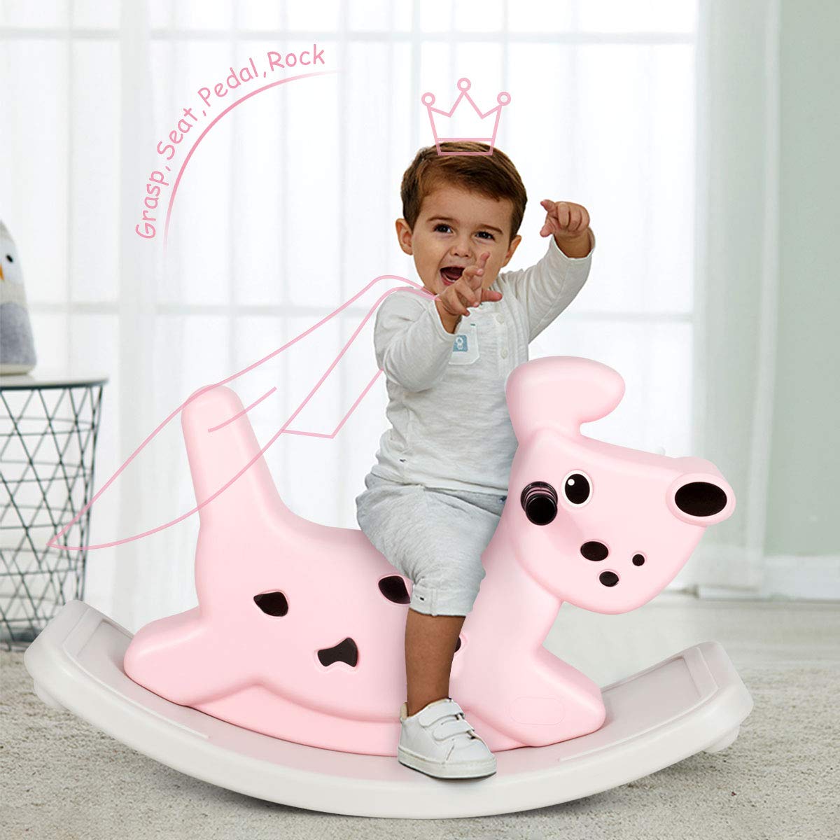 animal rocker for toddler