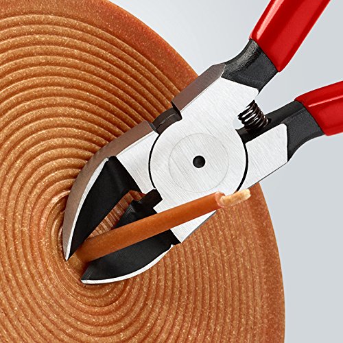 Knipex Seitenschneider für Kunststoff mit Kunststoff überzogen 160 mm 72 11 160 – Bild 5