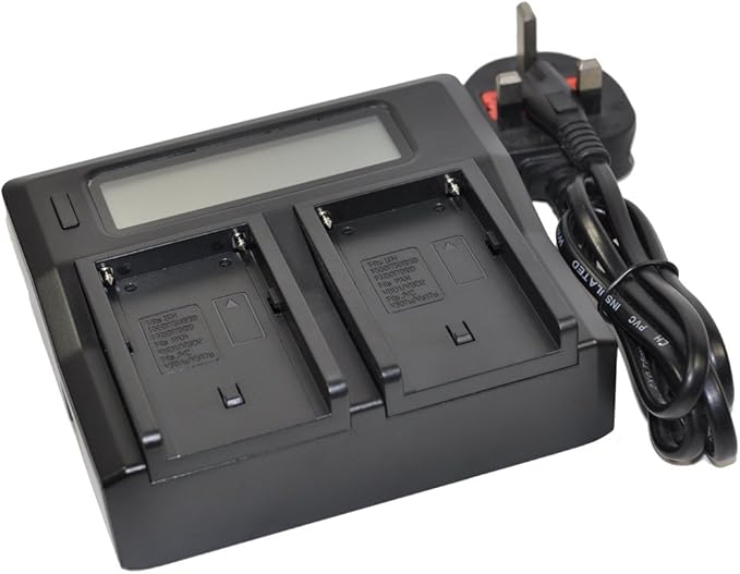 New LCD Dual Channel Battery Charger for Sony NPF330 Amazon.co.uk