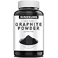 Ninesung Pure Graphite Powder, 44-Micron Ultra-Fine Graphite Powder, Excellent Dry Powdered Graphite's Lubricant, Amazing Artistic Powdered Graphite's for Sketching, Drawing, Pencils, Locks - 8 oz
