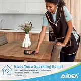 AIDEA Microfibre Cloth Pack of 8 30x30 cm Lint Free Streak Free Black view 6
