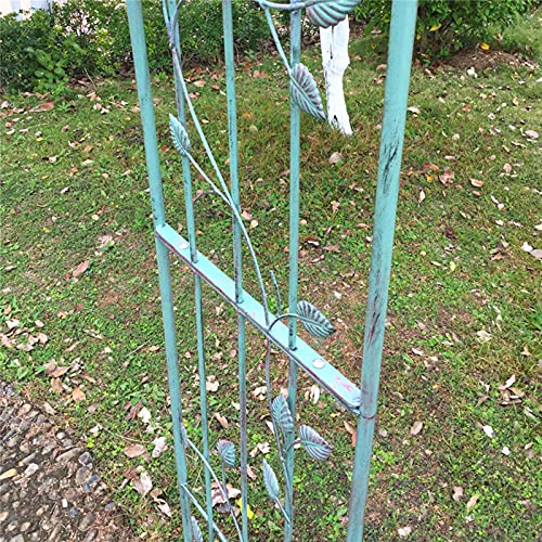 SXNYC Rosenbogen, Rankhilfe, Gartenbogen, Rosenbogen Rankhilfe, Rosenbogen mit tür, für Pflanzen zur Unterstützung von… – Bild 4