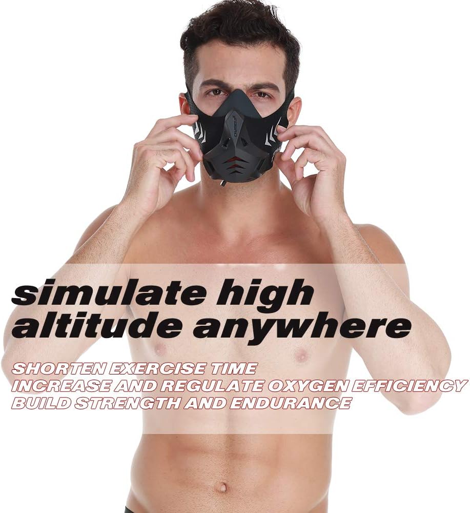 FDBRO Sports Mask Pro Workout Mask Fitness, Running,Resistencia ...