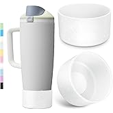 Allwith 2PCS Glitter Silicone Boot for Owala FreeSip Sway 30oz 40oz, Anti-Slip Protective Sleeve for Owala 30oz 40oz FreeSip Tumbler