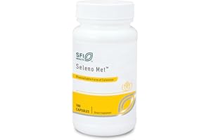 Klaire Labs SFI Health Seleno Met - 200 Milligrams Selenium as Hypoallergenic Selenomethionine, Bioavailable Antioxidant Support with No Yeast, Dairy & Gluten-Free (100 Capsules)
