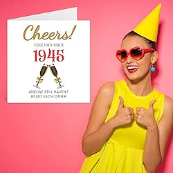 Funny 79th Anniversary Card for Husband Wife