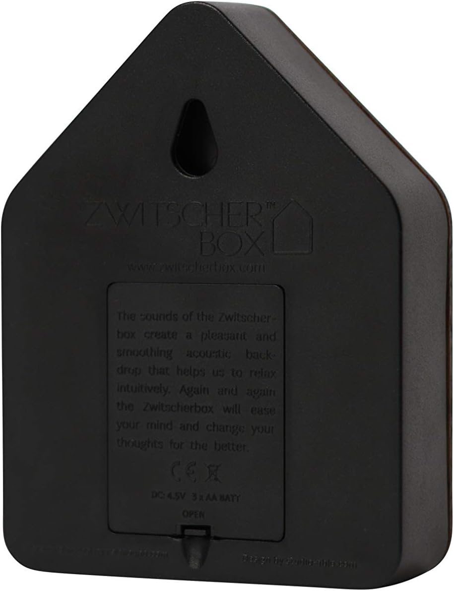 Zwitscherbox Wood Zwitscherbox, Walnut/Black,11 x 12 x 3 cm - Image 4