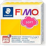 STAEDTLER 8020-16 FIMO Soft Oven-Hardening Clay Sunflower 57g Block