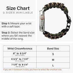 KORDIZ Survivor Pro - Paracord Apple Watch Band