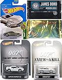 James Bond Mission Logs Trading Cards 007 Hot Wheels Retro Lotus / 80's Corvette + Spectre Hot Wheels DB-10 + Goldeneye Trading Movie Pack