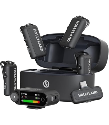 Amazon.com: Hollyland Lark 150 Solo Kit 2.4GHz Wireless Lavalier