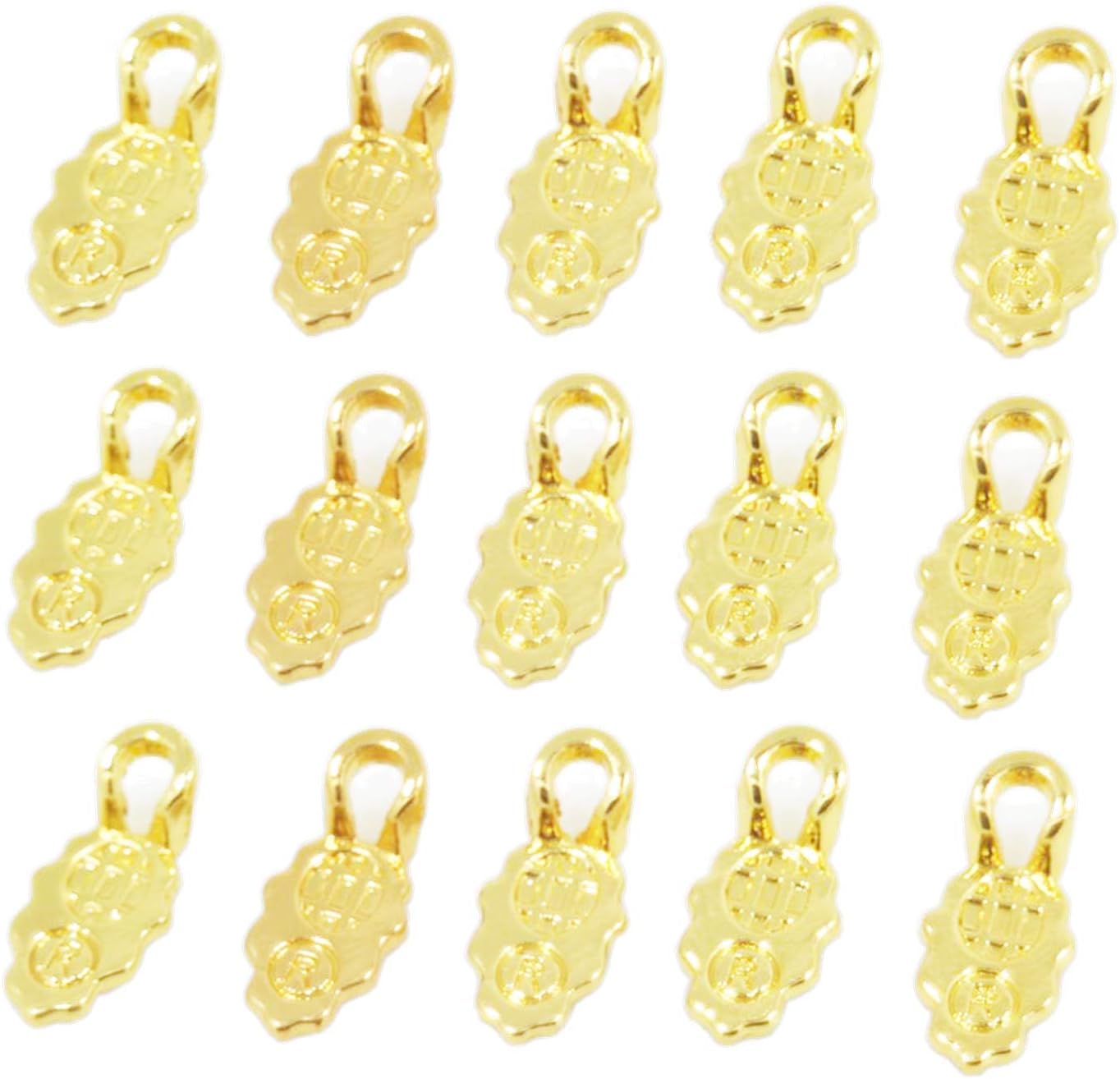 100pcs Gold Color Spoon Glue on Bail for Earring Bails or