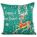 HOSL PSD16 Merry Christmas Series Square Decorative Sofa Car Throw Pillow Case Cushion Cover (Set of 4)