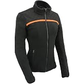 Milwaukee Leather Women's Textile Classic Crossover Motorcycle Riders Jacket - All Year Wear