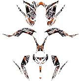 KrazyGraphics Graphics Kit for Yamaha Raptor 700 2013-2024 21Mil Material ! ATV UTV MX Decals, Varies