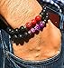Set of 2 Chakra Lava Rock Women's Men's Bracelet for Essential Oils- 2 for the price of 1