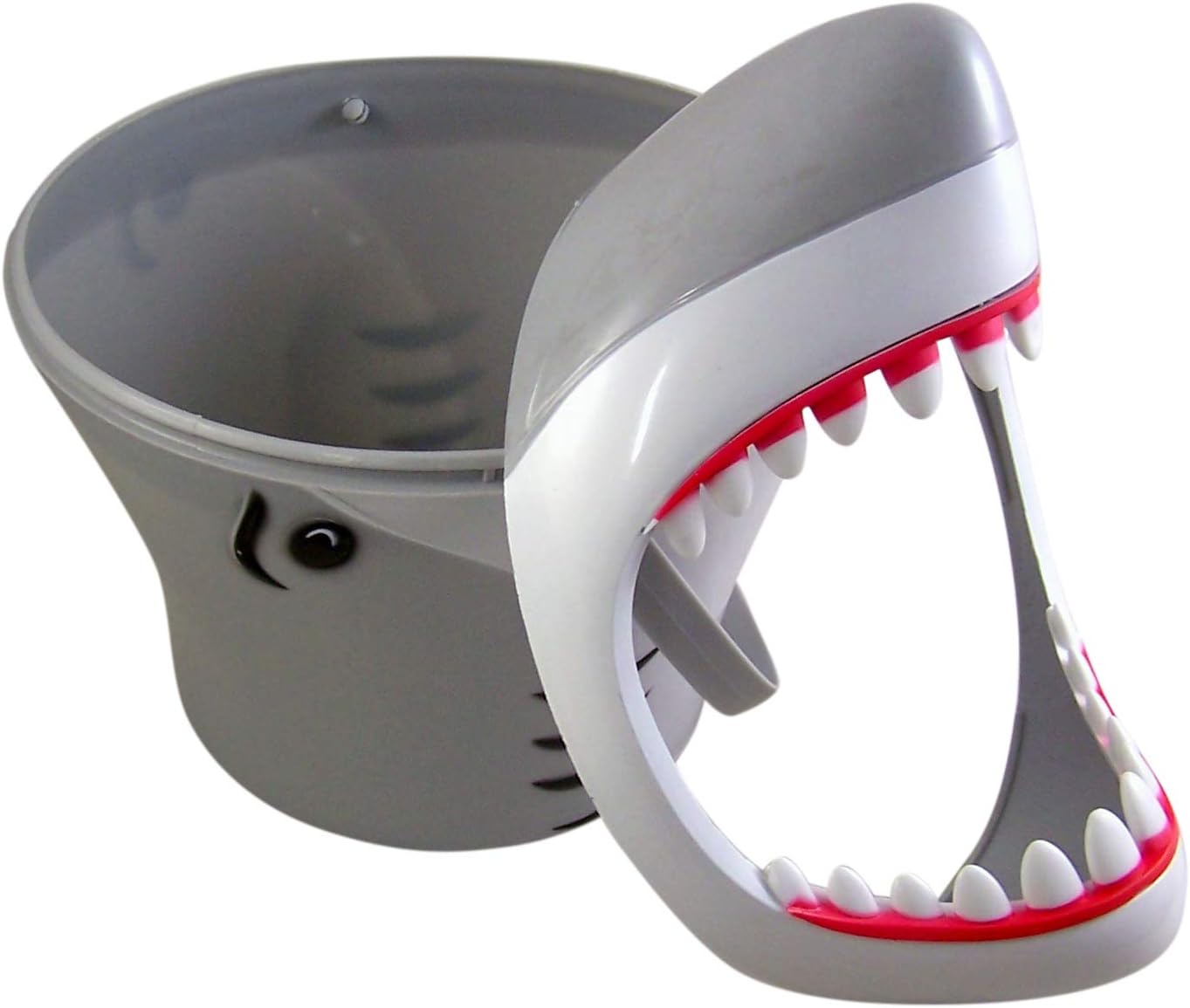9 Inch Getagadget Big Bite Great White Shark Sand Bucket Beach Toy With Shovel Toys Games Beach Toys